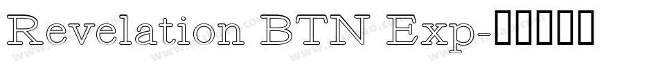 Revelation BTN Exp字体转换